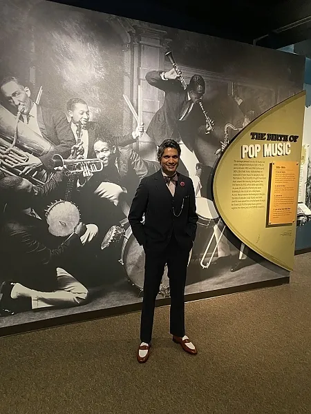 Wearing our Saddle Loafers to a 1920's themed party